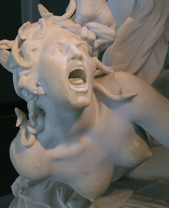 Statue of Medusa the gorgon